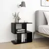 Image de Table De Chevet Noir 50x30x51,5 Cm Bois D'ingénierie Vidaxl