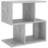 Image de Table De Chevet Gris Béton 50x30x51,5 Cm Bois D'ingénierie Vidaxl