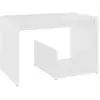 Image de Vidaxl table d'appoint blanc 59x36x38 cm bois d'ingénierie