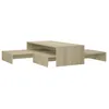 Image de Set De Tables Basses Gigognes Chêne Sonoma Bois D'ingénierie Vidaxl