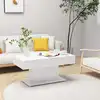 Image de Table Basse Blanc 96x50x45 Cm Bois D'ingénierie Vidaxl