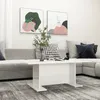 Image de Table Basse Blanc Brillant 103,5x60x40 Cm Bois D'ingénierie Vidaxl