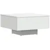 Image de Vidaxl table basse blanc 60x60x31,5 cm bois d'ingénierie