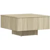 Image de Table Basse Chêne Sonoma 60x60x31,5 Cm Bois D'ingénierie Vidaxl
