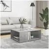 Image de Table basse gris béton 90x67x33 cm aggloméré