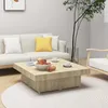 Image de Table Basse Chêne Sonoma 90x90x28 Cm Bois D'ingénierie Vidaxl