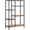 Image de Étagère À Livres 80x30x120 Cm Acier Et Bois D'ingénierie Vidaxl