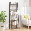 Image de vidaXL Étagère sur pied 5 niveaux Marron foncé et noir 56x35x174 cm 336368