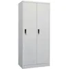 Image de Garde-robe Gris Clair 80x50x180 Cm Acier Vidaxl