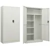 Image de Armoire À Casiers Gris Clair 90x40x180 Cm Acier Vidaxl