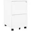 Image de Classeur Mobile Blanc 39x45x67 Cm Acier Vidaxl