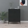 Image de vidaXL Armoire de rangement Noir 80x35x1015 cm Acier
