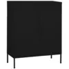 Image de Armoire De Rangement Noir 80x35x101,5 Cm Acier Vidaxl