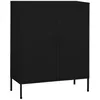 Image de vidaXL Armoire de rangement Noir 80x35x1015 cm Acier