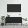 Image de Meuble Tv Noir 105x35x50 Cm Acier Vidaxl