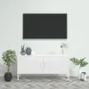 Image de Meuble Tv Blanc 105x35x50 Cm Acier Vidaxl