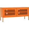 Image de Meuble Tv Orange 105x35x50 Cm Acier Vidaxl