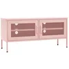 Image de Meuble Tv Rose 105x35x50 Cm Acier Vidaxl