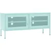 Image de Meuble Tv Vert Menthe 105x35x50 Cm Acier Vidaxl