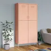 Image de vidaXL Garde-robe Rose 90x50x180 cm Acier