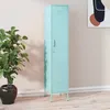 Image de Armoire À Casiers Vert Menthe 35x46x180 Cm Acier Vidaxl