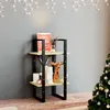 Image de Bibliothèque À 2 Niveaux 40x30x70 Cm Bois De Pin Massif Vidaxl