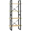Image de Vidaxl bibliothèque à 4 niveaux 60x30x140 cm bois de pin massif