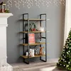Image de Bibliothèque À 4 Niveaux 80x30x140 Cm Bois De Pin Massif Vidaxl