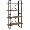 Image de Vidaxl bibliothèque à 4 niveaux 80x30x140 cm bois de pin massif