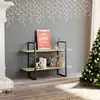 Image de Bibliothèque À 2 Niveaux Chêne Sonoma Bois D'ingénierie Vidaxl
