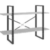 Image de Vidaxl bibliothèque à 2 niveaux gris béton 100x30x70cm bois ingénierie