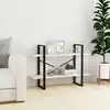 Image de Bibliothèque À 2 Niveaux Blanc 100x30x70 Cm Bois De Pin Massif Vidaxl