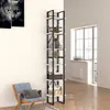 Image de Bibliothèque À 6 Niveaux Blanc 40x30x210 Cm Bois Ingénierie Vidaxl