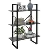 Image de Bibliothèque Gris 80x30x105 Cm Bois D'ingénierie Vidaxl