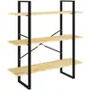 Image de Vidaxl bibliothèque à 3 niveaux 100x30x105 cm bois de pin massif