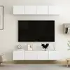 Image de Meubles Tv 4 Pcs Blanc 80x30x30 Cm Bois D'ingénierie Vidaxl