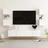 Image de Ensemble De Meubles Tv 6 Pcs Blanc Bois D'ingénierie Vidaxl
