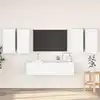 Image de Ensemble De Meubles Tv 6 Pcs Blanc Bois D'ingénierie Vidaxl