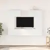 Image de Ensemble De Meubles Tv 6 Pcs Blanc Bois D'ingénierie Vidaxl
