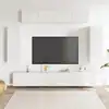 Image de Ensemble De Meuble Tv 6 Pcs Blanc Bois D'ingénierie Vidaxl