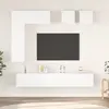 Image de Ensemble De Meubles Tv 8 Pcs Blanc Bois D'ingénierie Vidaxl