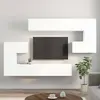 Image de Ensemble De Meubles Tv 10 Pcs Blanc Bois D'ingénierie Vidaxl