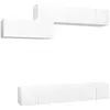 Image de Ensemble De Meubles Tv 7 Pcs Blanc Bois D'ingénierie Vidaxl