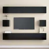Image de Ensemble De Meubles Tv 6 Pcs Noir Bois D'ingénierie Vidaxl