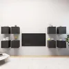 Image de Meubles Tv Muraux 8 Pcs Gris 30,5x30x30 Cm Vidaxl
