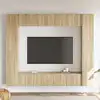 Image de Ensemble De Meubles Tv 8 Pcs Chêne Sonoma Bois D'ingénierie Vidaxl