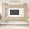 Image de Ensemble De Meubles Tv 10 Pcs Chêne Sonoma Bois D'ingénierie Vidaxl
