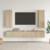 Image de Ensemble De Meubles Tv 5 Pcs Chêne Sonoma Bois D'ingénierie Vidaxl