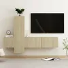 Image de vidaXL Ensemble de meubles TV 3 pcs Chêne sonoma Aggloméré