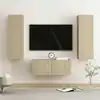 Image de Ensemble De Meubles Tv 3 Pcs Chêne Sonoma Bois D'ingénierie Vidaxl